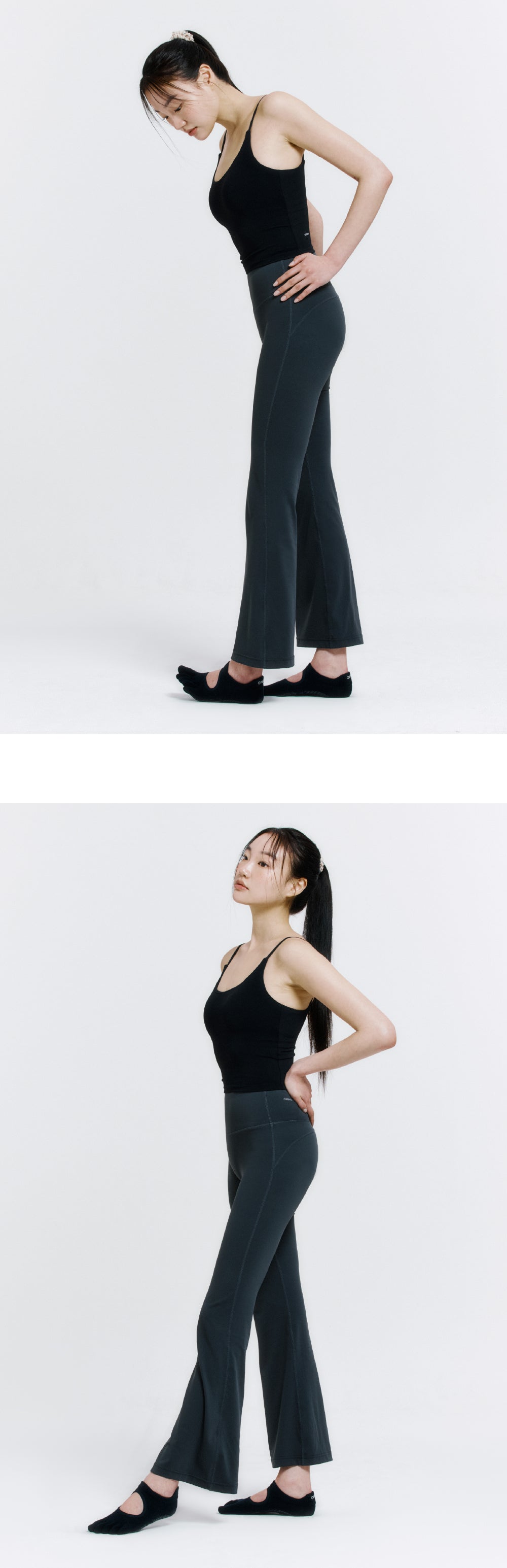 防滑五指襪 ProGrip™ 深夜黑色 (Full Toe Socks ProGrip Midnight Black)