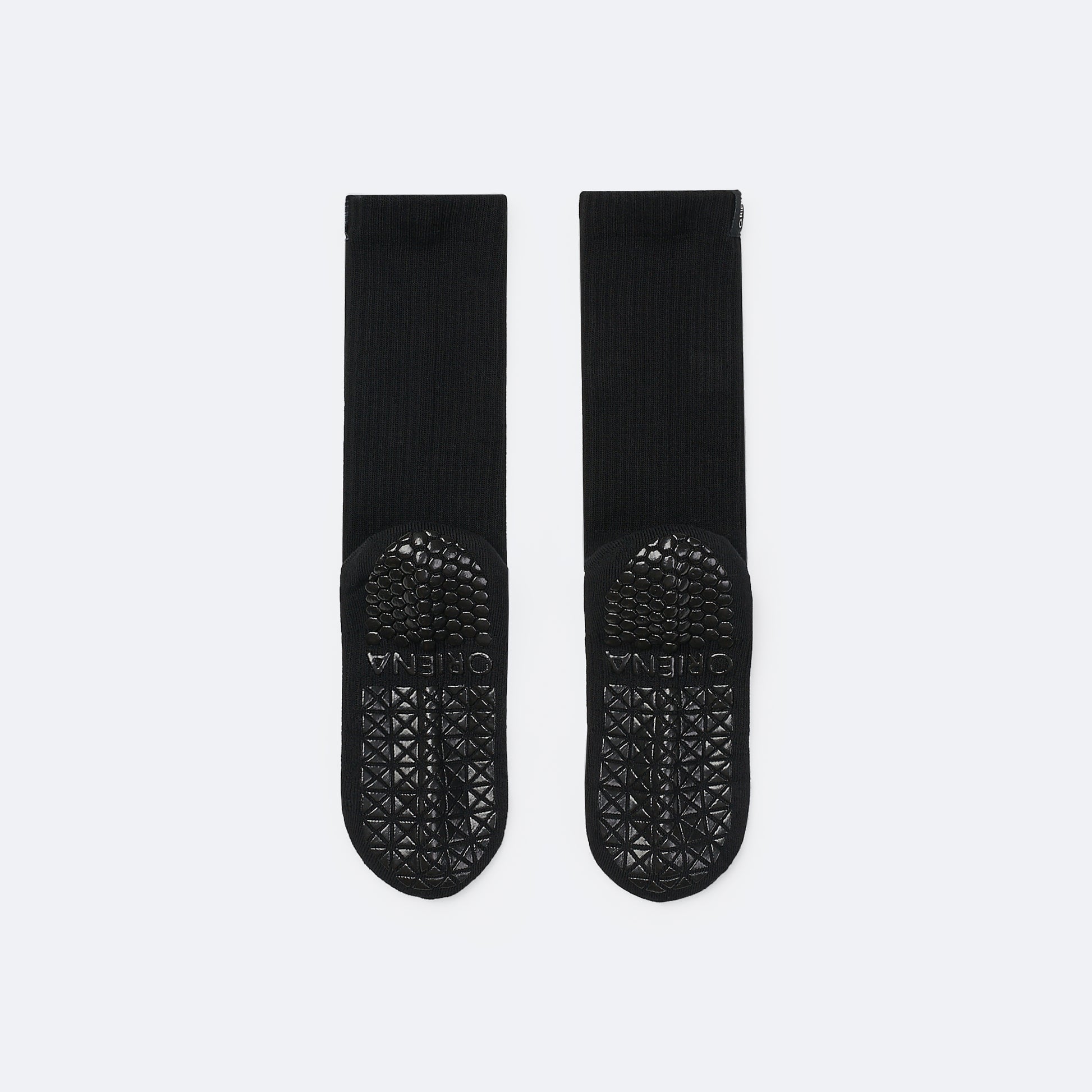 防滑中筒襪 ProGrip 黑色 Crew Socks ProGrip Black ORIENA