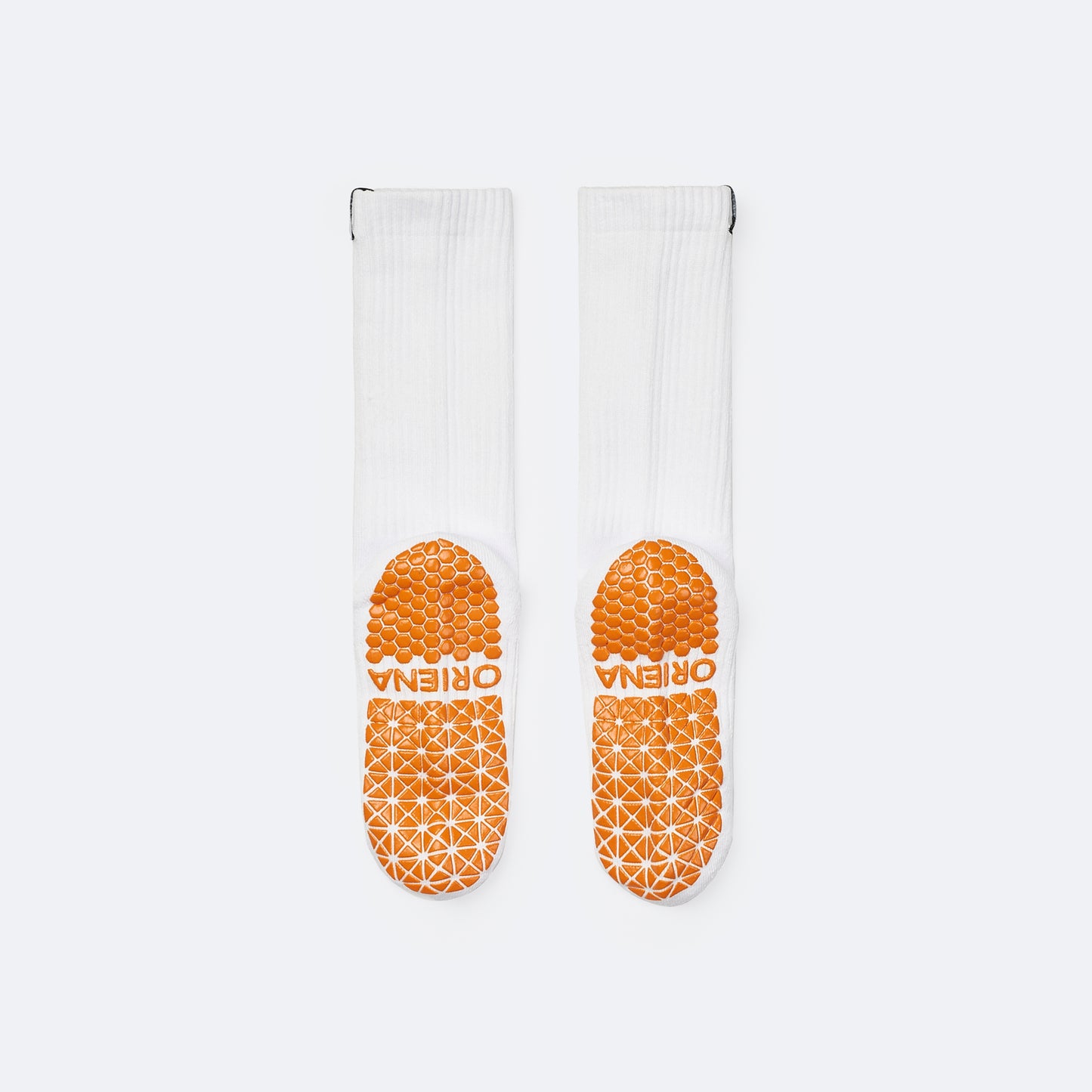 防滑中筒襪 ProGrip 白色 Crew Socks ProGrip White ORIENA