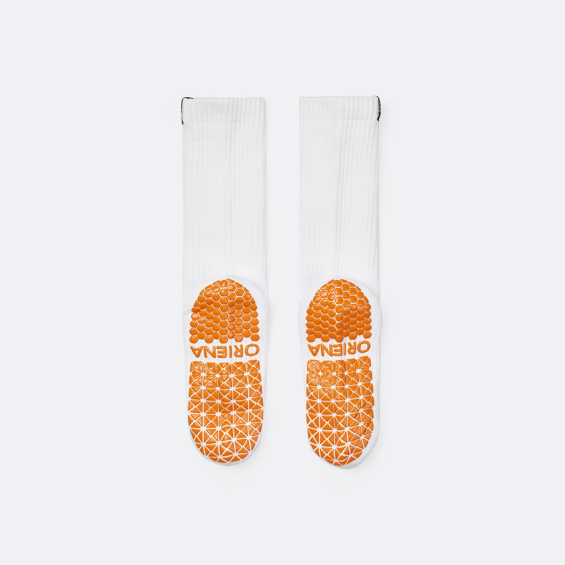 防滑中筒襪 ProGrip 白色 Crew Socks ProGrip White ORIENA