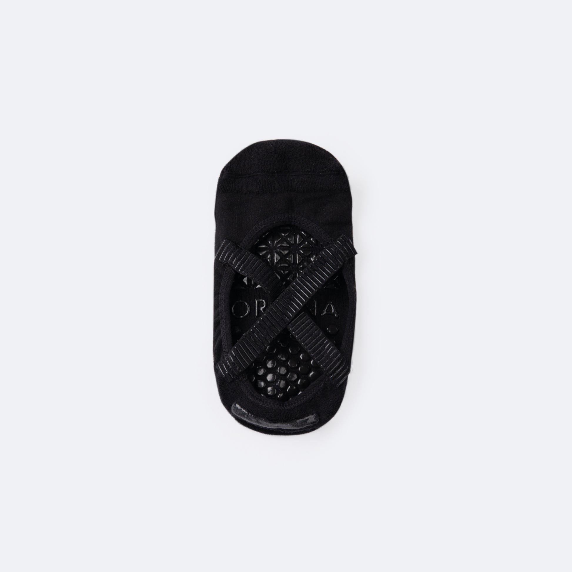 防滑交叉帶襪 ProGrip 黑色 Cross Band Socks ProGrip Black ORIENA