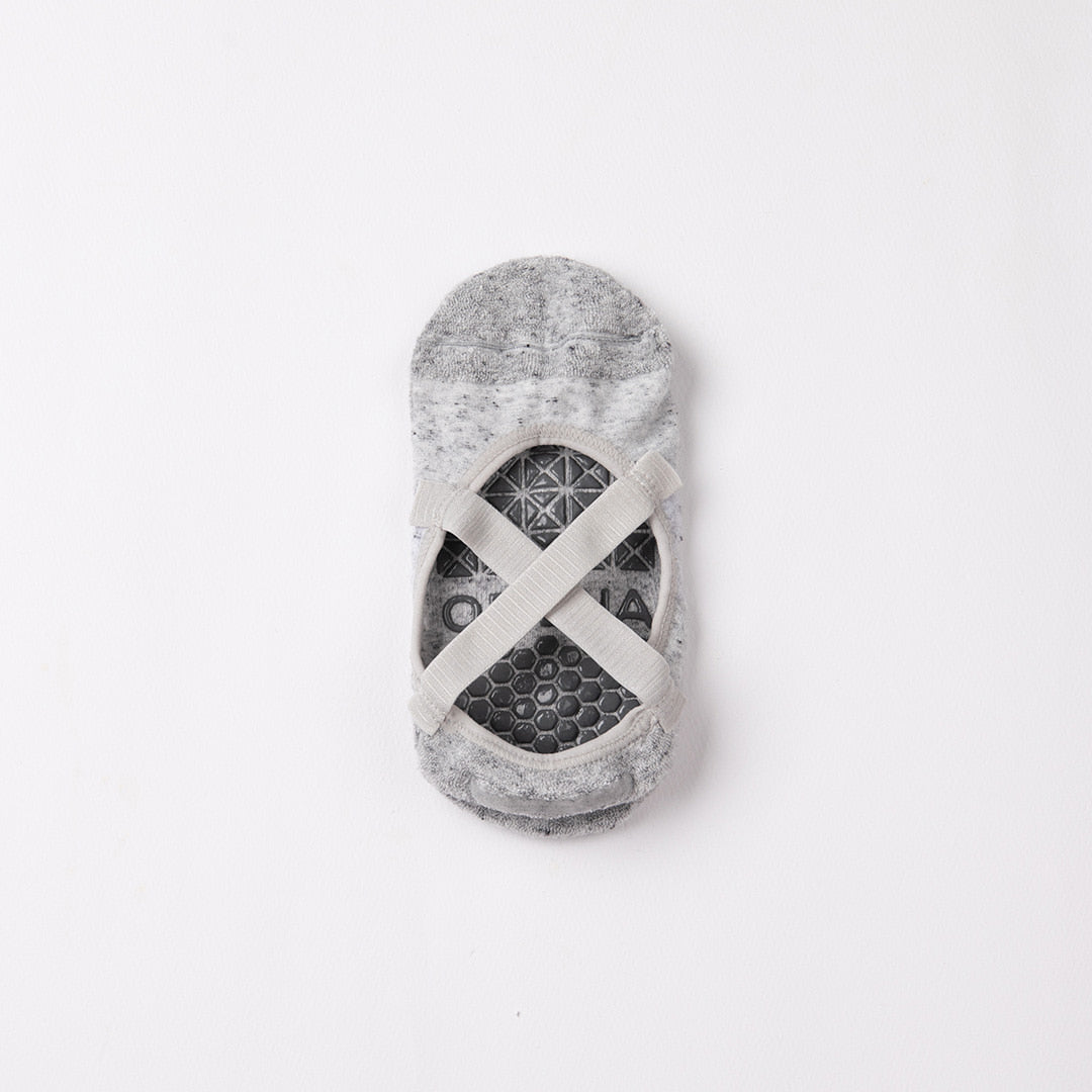 防滑交叉帶襪 ProGrip™ 灰色 (Cross Band Socks ProGrip Grey)