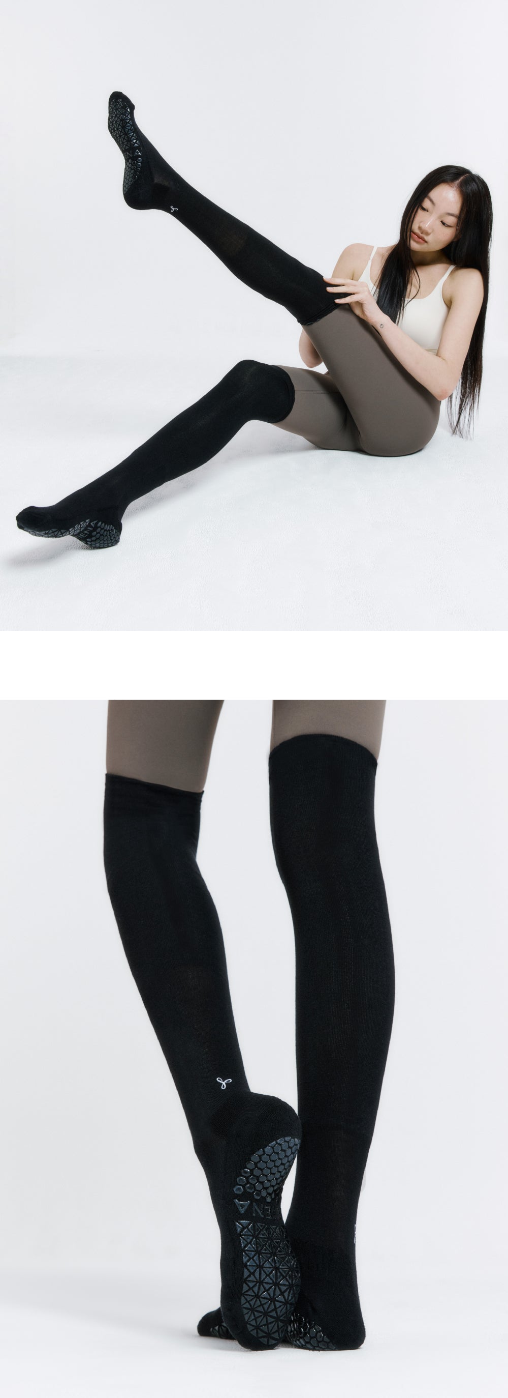 防滑及膝襪 ProGrip™ 黑色 (Knee Socks ProGrip Black)