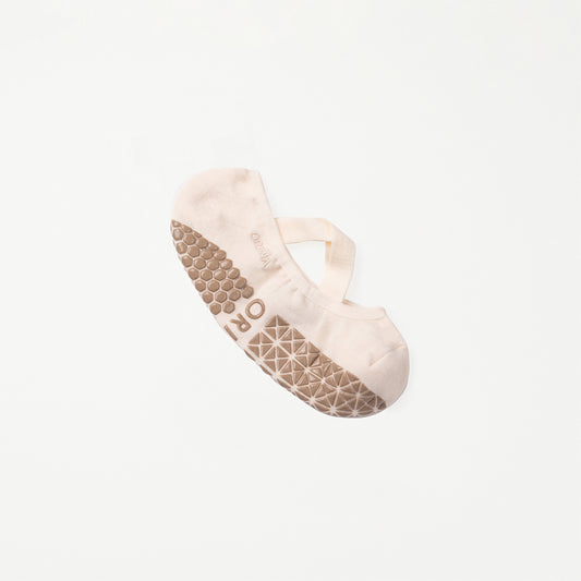 防滑交叉帶襪 ProGrip™ 米色 (Cross Band Socks ProGrip Skin)