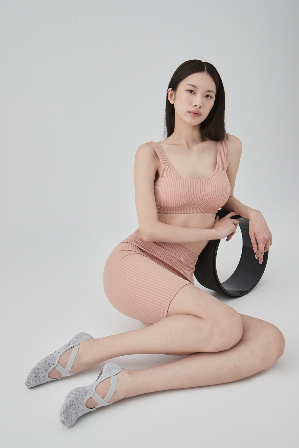 防滑交叉帶襪 ProGrip™ 灰色 (Cross Band Socks ProGrip Grey)