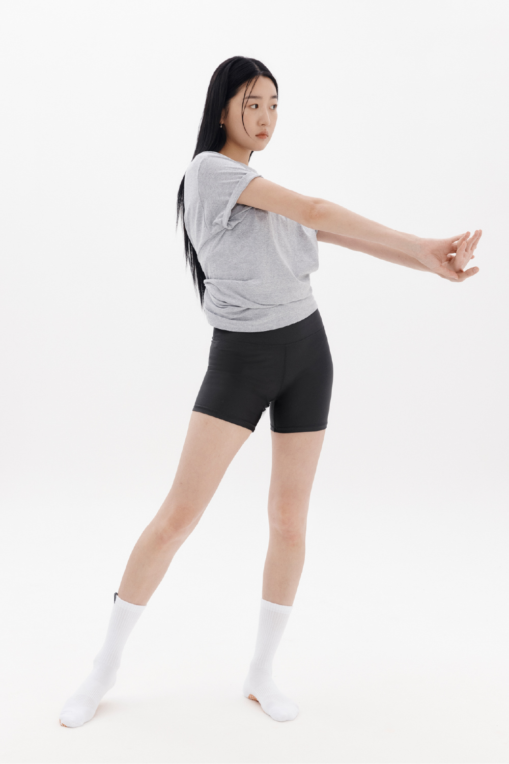 防滑中筒襪 ProGrip 白色 Crew Socks ProGrip White ORIENA